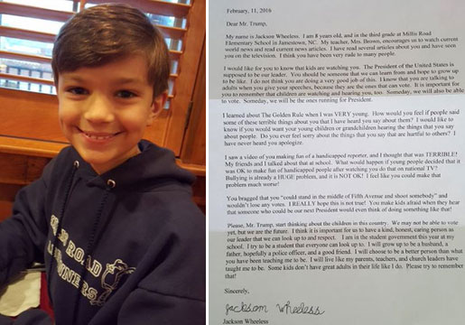 Jackson Wheeless and his letter to Donald Trump_174839