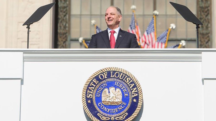 Governor John Bel Edwards at podium_166739