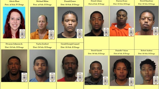 Opelousas drug bust suspects_305935