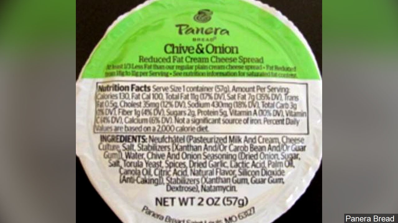 Jeanerette recalled Cream cheese