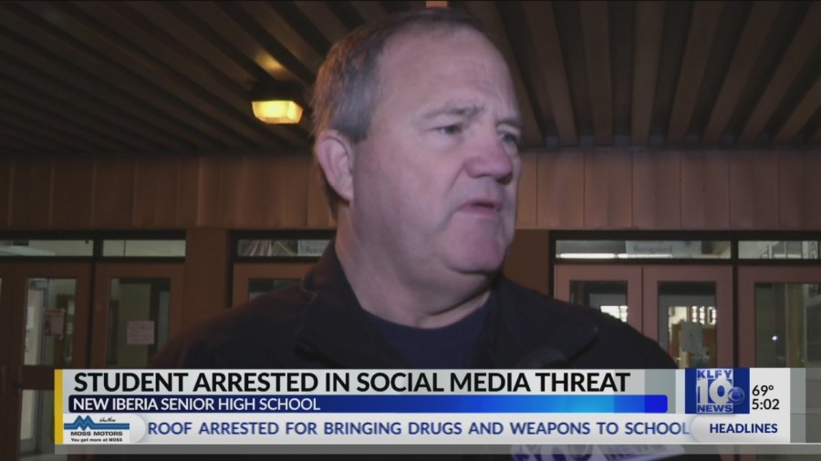 New Iberia student arrested for threat