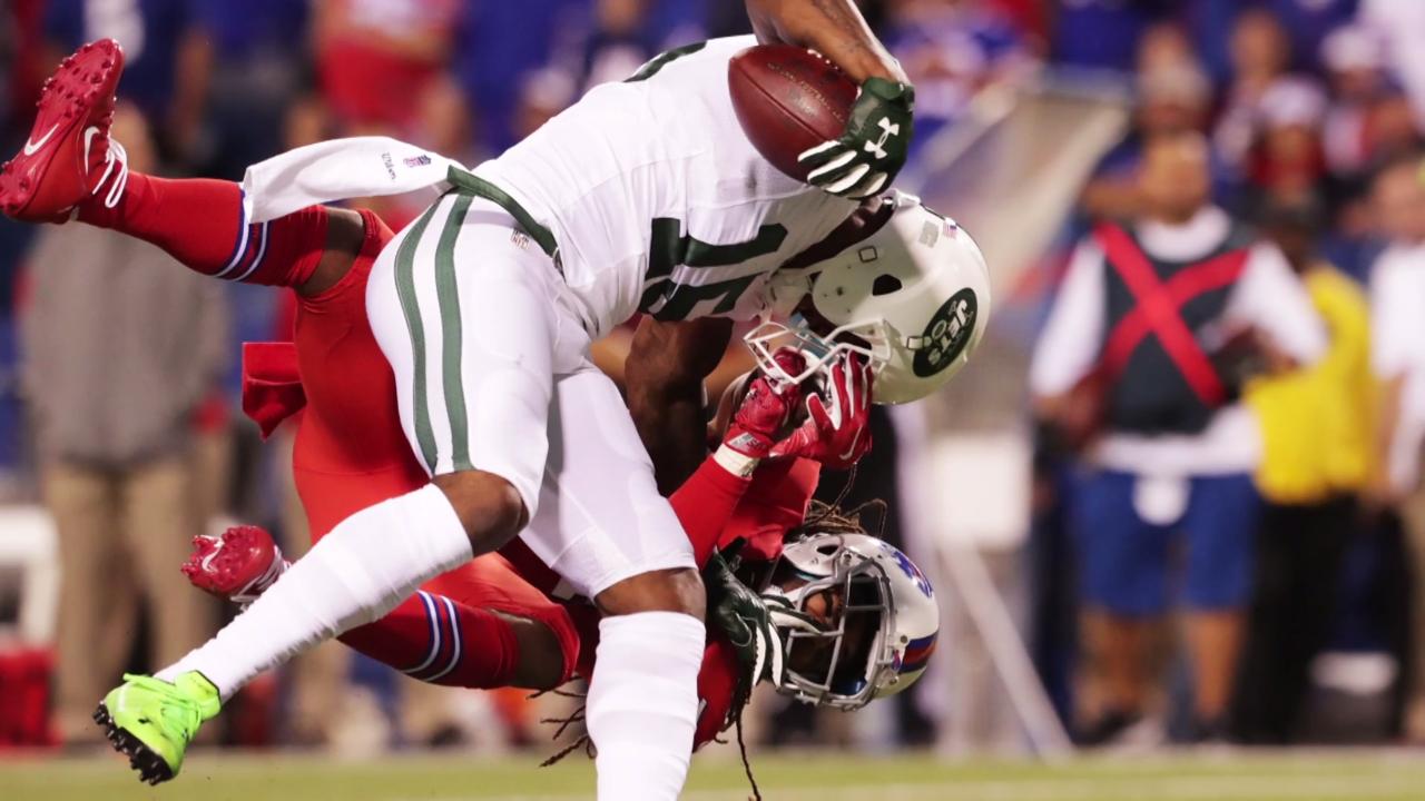 Jets- Brandon Marshall- -Thought it was over- after knee injury_24843413-159532