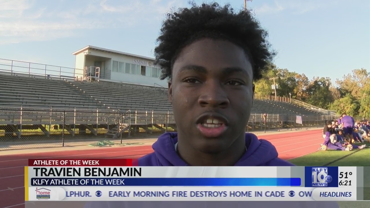 KLFY Athlete of Week: St. Martinville Running back Trevian Benjamin