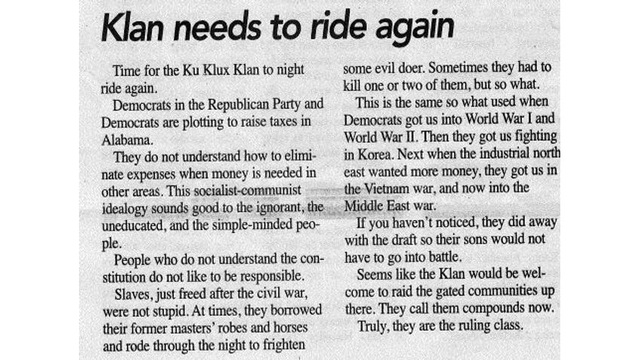 Newspaper publisher calls for Klan's return_1550592582831.jpg-118809306.jpg