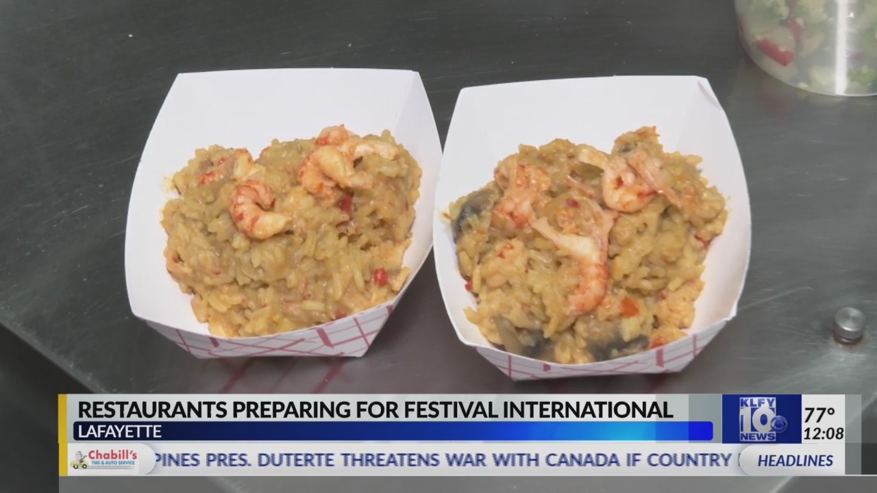 Restaurants prepare for Festival International