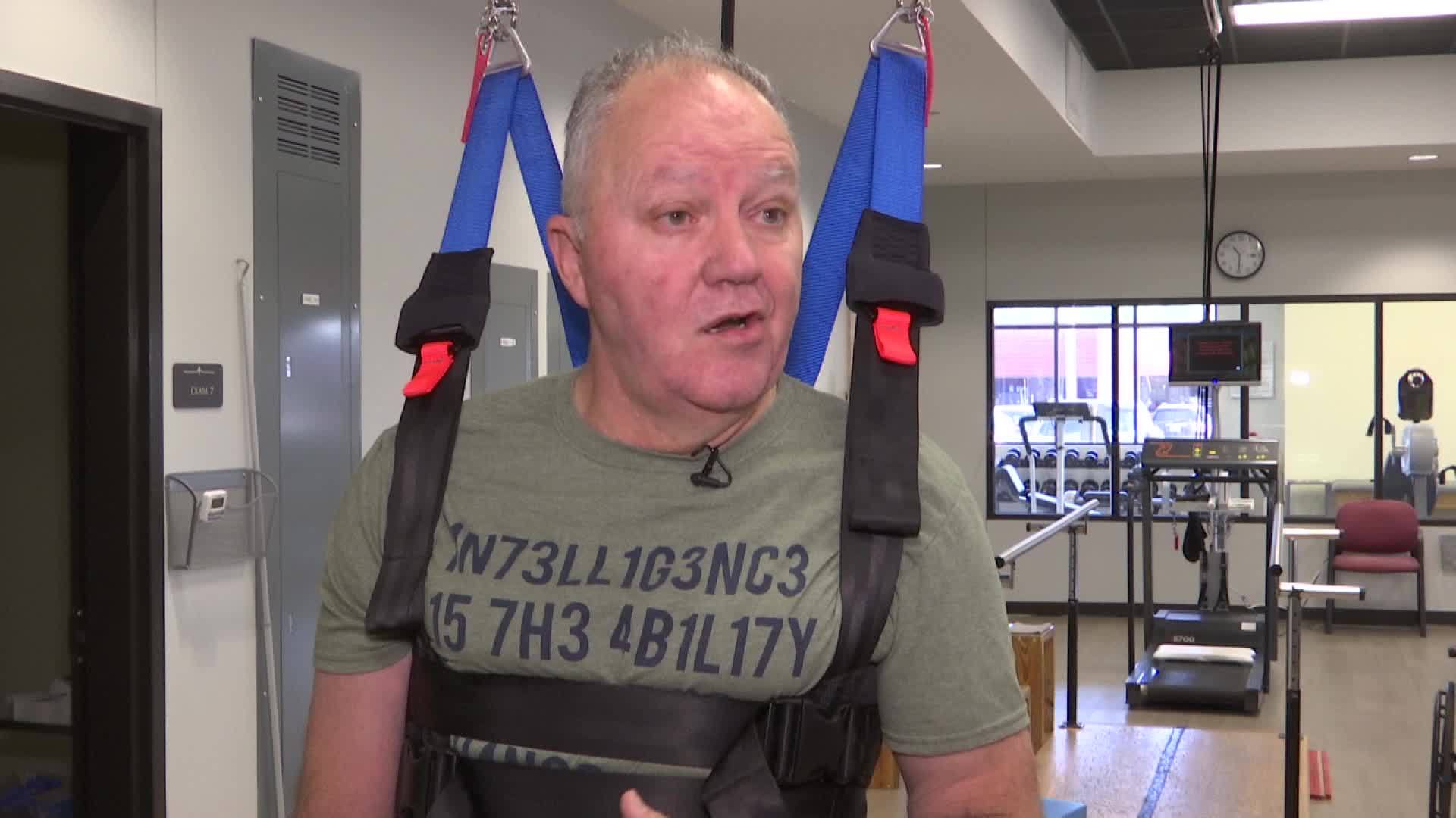 Stroke victim heals with new therapy