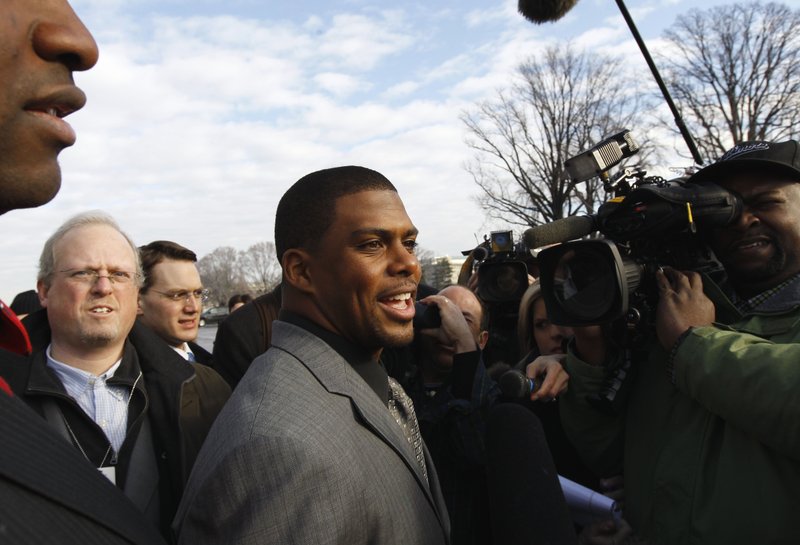 The Washington Football Team on Monday hired Jason Wright as team president, making him the first Black person to hold that position in NFL history. At 38, he becomes the NFL’s youngest team president and will run the organization’s business operations with coach Ron Rivera maintaining control over football decisions. Washington’s hiring of Wright drew a commendation from the Fritz Pollard Alliance, which seeks to promote diversity in NFL. Chairman Harry Carson and executive director Rod Graves called it a “historic event.” “The selection is the result of an inclusive process that recognizes the talents that people of color can offer,” they said. “We hope that it signifies a true change for the manner in which leadership is chosen in the NFL.” Until now, Kevin Warren had been the highest-ranking Black business-side executive in the NFL. The Minnesota Vikings promoted Warren to chief operating officer in 2015, and he held that post for four years until leaving to become the Big Ten commissioner. Wright, a running back for seven years with Atlanta, Cleveland and Arizona, was a captain for the Cardinals and their NFLPA representative during labor negotiations in 2010-11. “If I could custom design a leader for this important time in our history, it would be Jason,” owner Dan Snyder said. “His experience as a former player, coupled with his business acumen, gives him a perspective that is unrivaled in the league.”