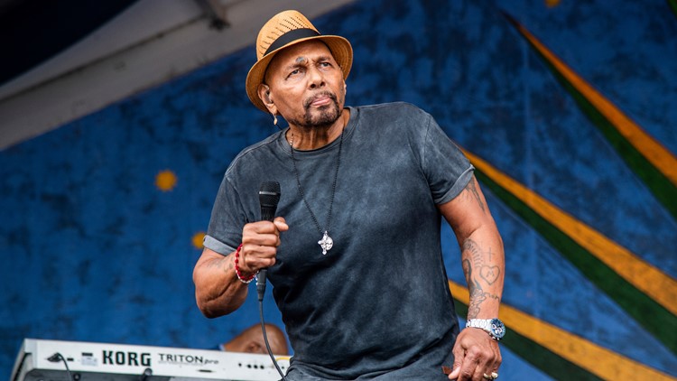 Aaron Neville performs at the New Orleans Jazz and Heritage Festival on Saturday, May 4, 2019, in New Orleans. (Photo by Amy Harris/Invision/AP)